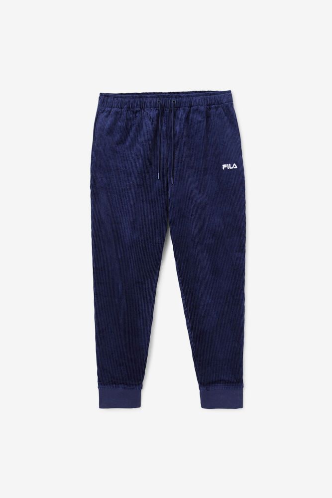 Fila Bukser Herre Mørkeblå Unnat Cord Joggers TIF-501729